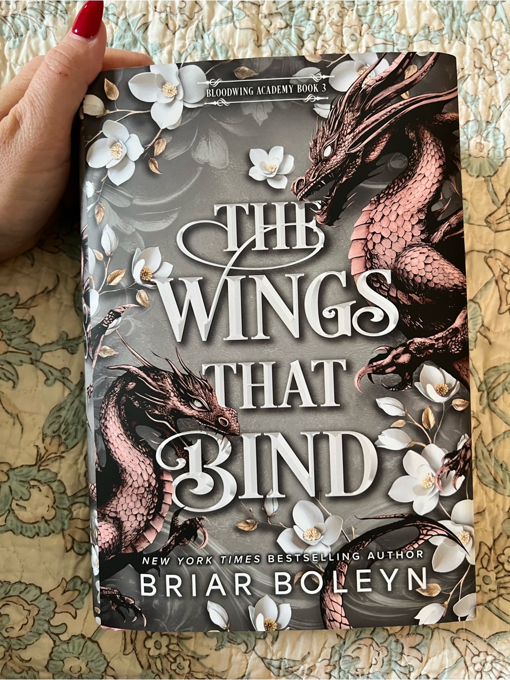 The Wings That Bind - Pink Dragon Hardcover by briar Boleyn